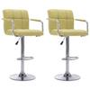 Day and Night - Day and Night Kitchen Stools 2 Units Green Fabric