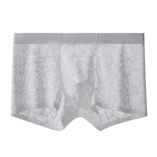 See Through Men Underwear Sexy Convex Boxers Transparent Soft Briefs