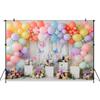 Mocsicka Photography Backdrop Balloon Butterfly Child Adult Birthday Party Background Decoration Photozone Wedding Studio Poster