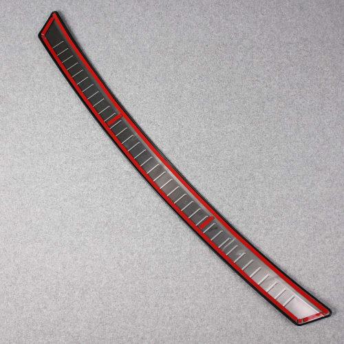 RUIQ Nissan New KICKS P15 Type Exterior Stainless Steel Rear Bumper Step Garnish Guard Scratch Prevention Designed specifically for Nissan KICKS (Blac