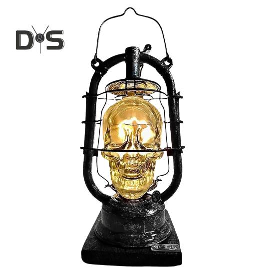 

Промышленный светильник в форме черепа, подвесной фонарь, мягкое свечение, настольный светильник в форме черепа, ретро, мини, прозрачное стекло, настольный светильник, украшение чёрный