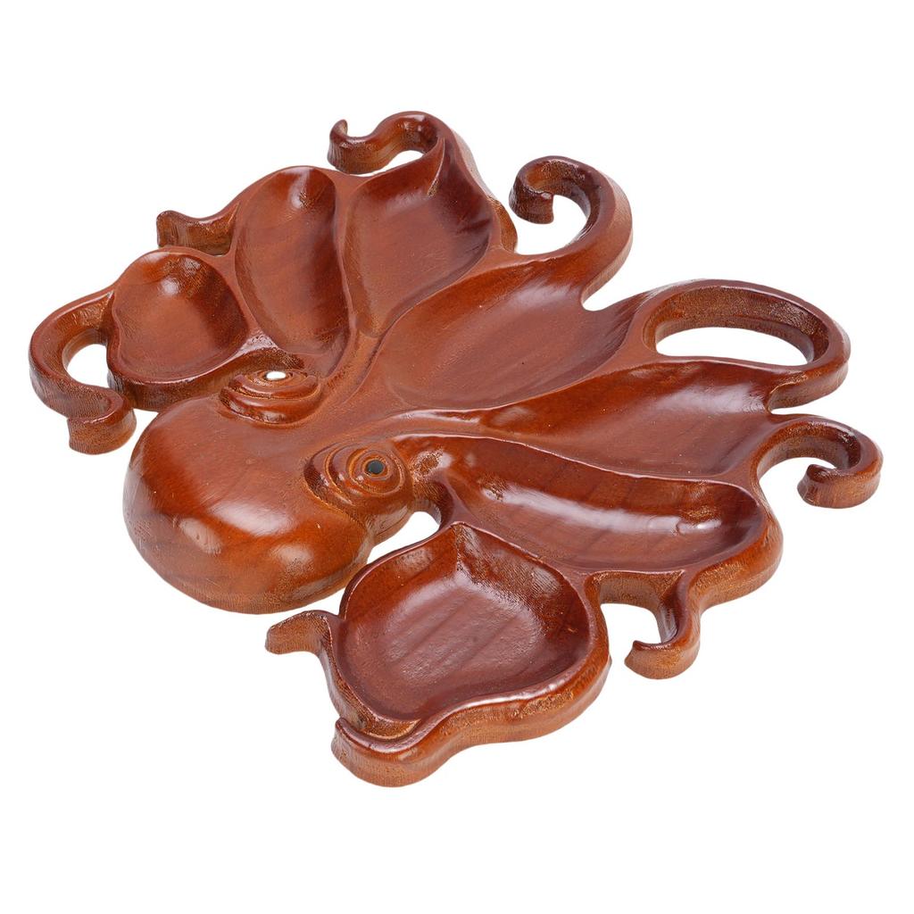 Food Serving Tray Unique Reusable Wooden Food Serving Platter for Nuts Snacks Charcuterie Cheese Fruit