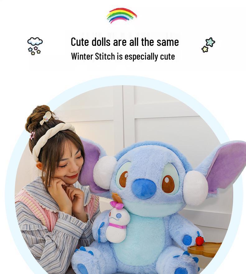 Muñeca de Almohada de Peluche de Punto de Niña de Dibujos Animados Regalo de Cumpleaños