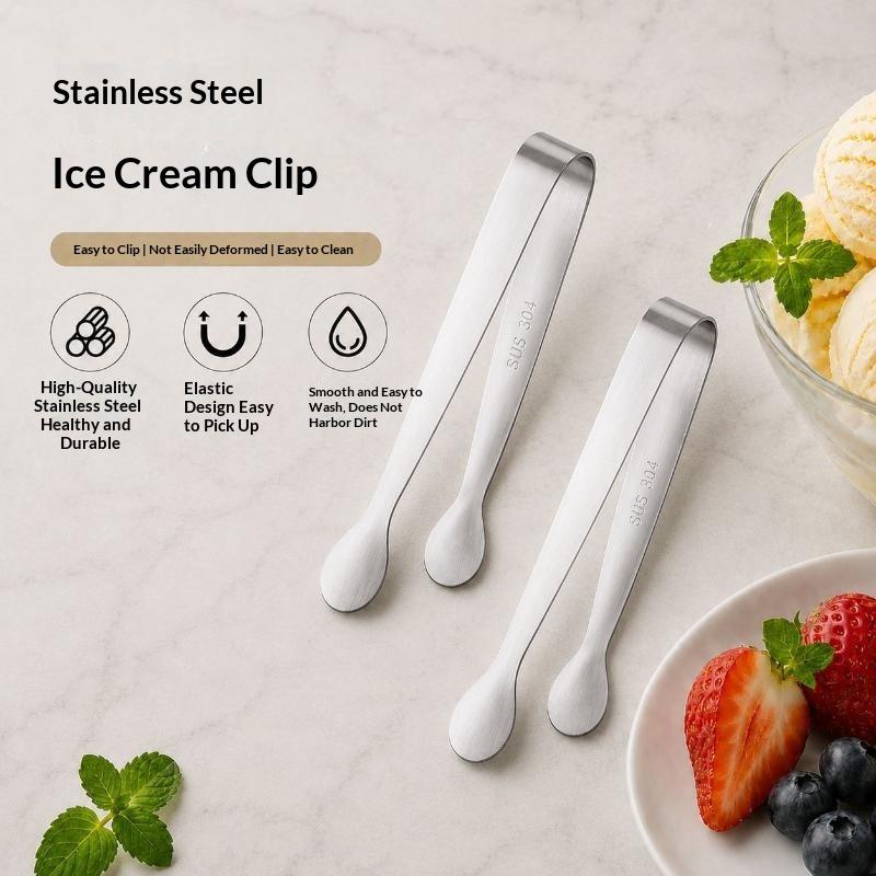 Sugar Cube Tongs Multi-Color Ice Clamp Stainless Steel Electroplated Ice Tongs Ice Clip For Bar Kitchen Sugar Cube Meal Clip