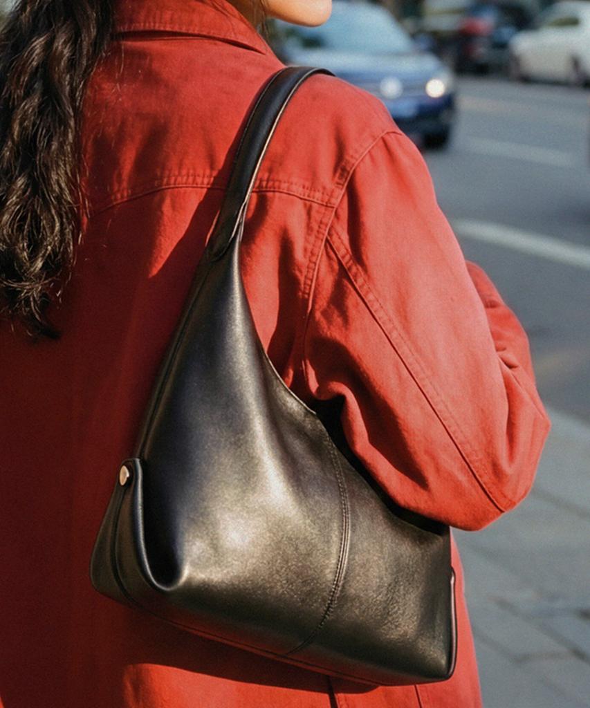 Siyazu Siac3076 Lambskin Flow Bag M_Black