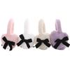 Soft Warm Y2k Bowknot Earmuffs Japanese Winter Earflap Fashion Faux Fur Plush Earmuffs  Lady