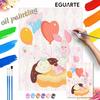 Piglet Ice Cream Oil Paint Hand Painting Kit Decoration Classic Style Home Decor Cute Cartoon Wall Art Gift For Living Room