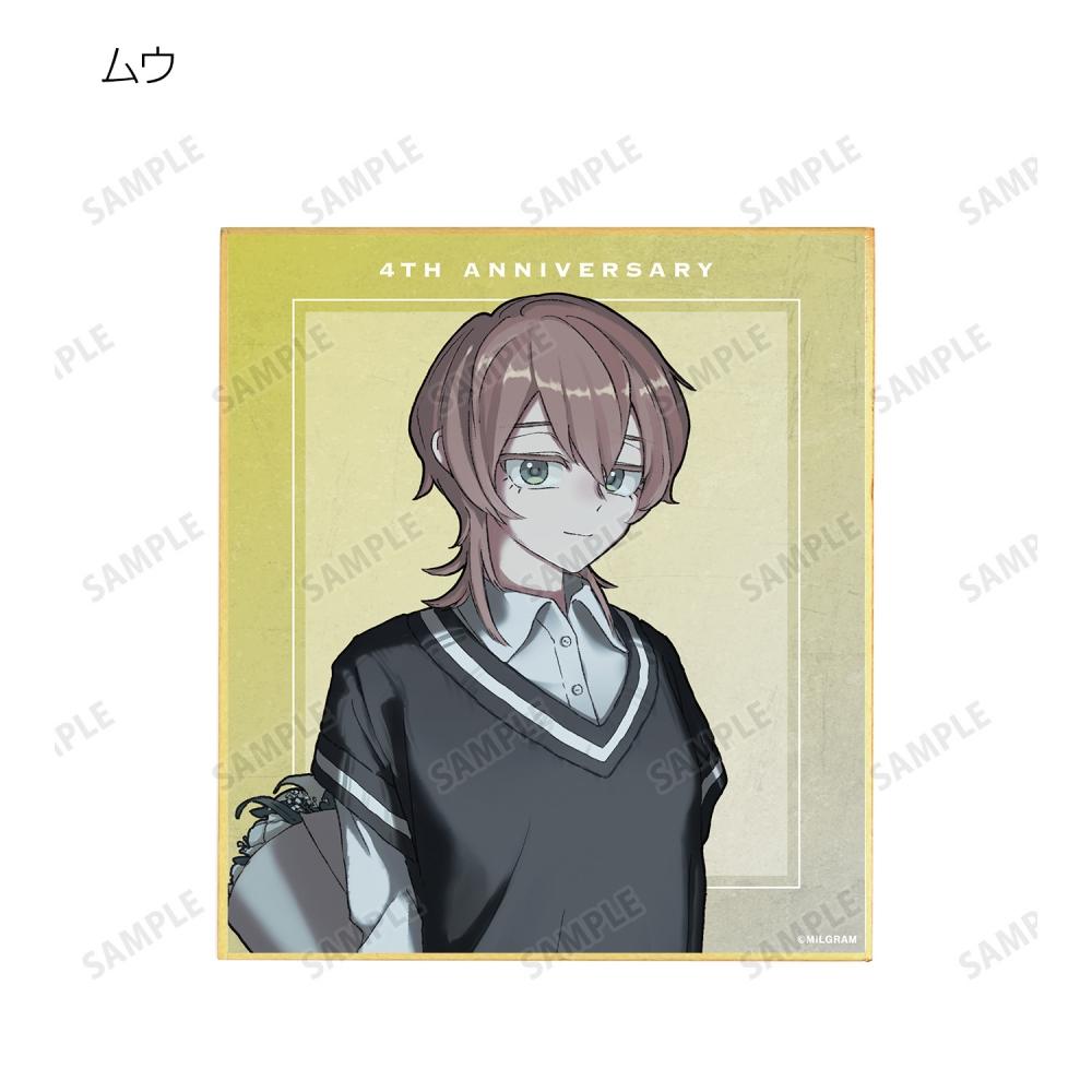 Null Milgram Newly Drawn 4th Anniversary Ver. Trading  Mini Shikishi 1box 11p