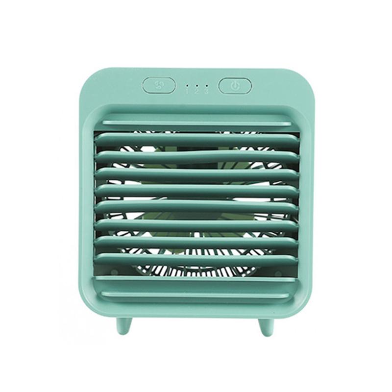 Portable Usb Chargeable Mini 3 Gear Air Conditioner Cooler Fan Air Conditioner Air Cooling Office Desktop Fan Parts