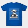 Unisex Fashion TShirt Illuminati Ufo Print TShirt Plus Size S-5XL T-Shirt 100%Cotton Tops O Neck Short Sleeve Tees