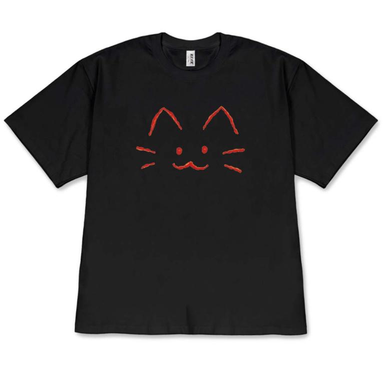 

Cute Minimalist Cat Face Graphic TShirt Tops Kawaii Cat Print Short Sleeve Casual Tee for Women Cat Lovers Stylish Versatile 3XL