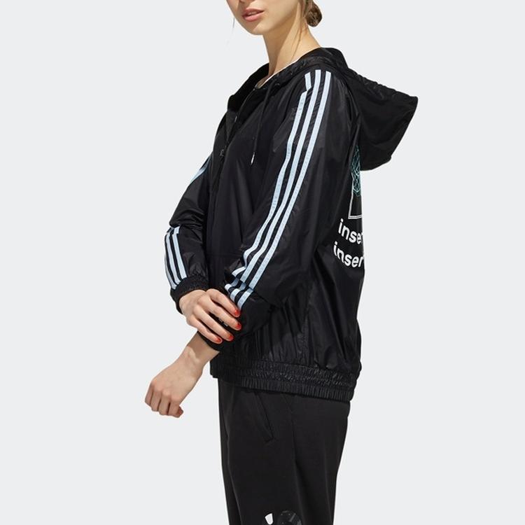 Adidas Neo Mcky And Mnn Windbreaker Jacket Women Outerwear Black EI4548