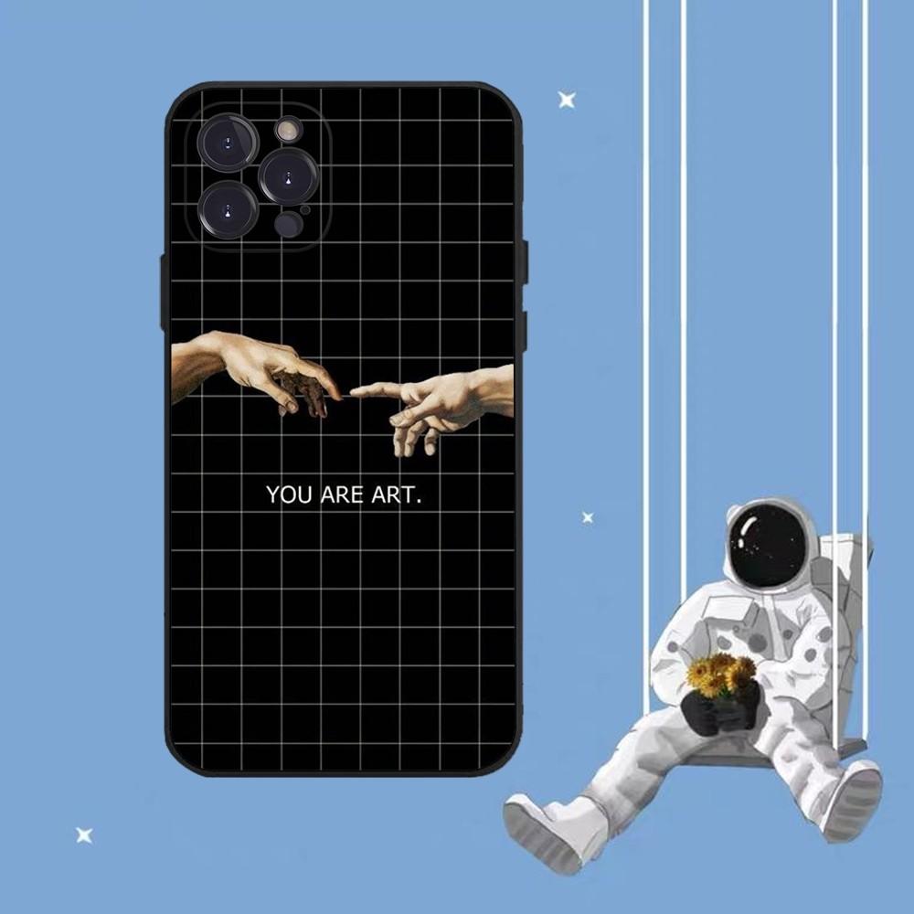 Creation of Adam Phone Case For iPhone 14 11 12 13 Mini Pro XS Max Cover 6 7 8 Plus X XR SE 2020 Funda Shell