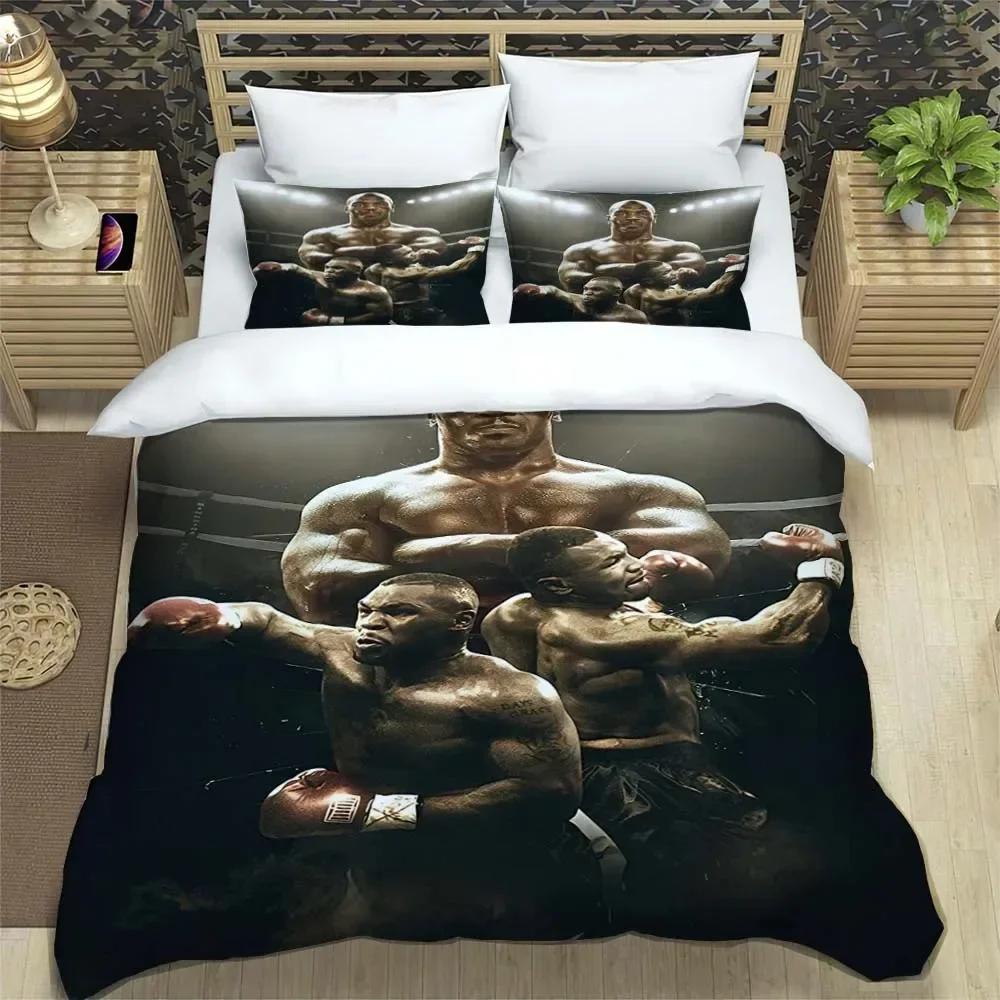 

Boxing champion Mike Tyson fashion 3D printed bedding Queen bedding set Customized King size bedding set Soft and comfortable 70x133cm 2pcs