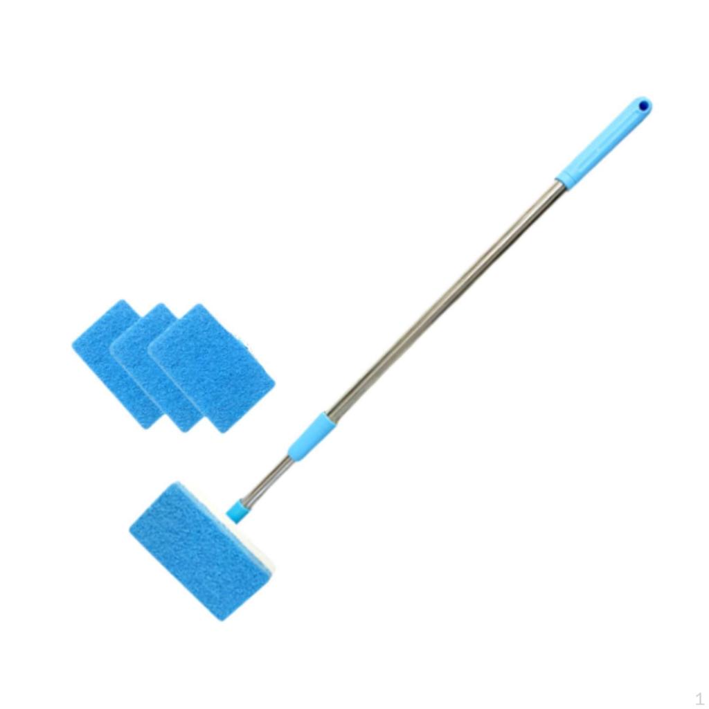 Tank Cleaning Brush 55-95cm Telescopic Handle Multipurpose Convenient To Use Sturdy Cleaner