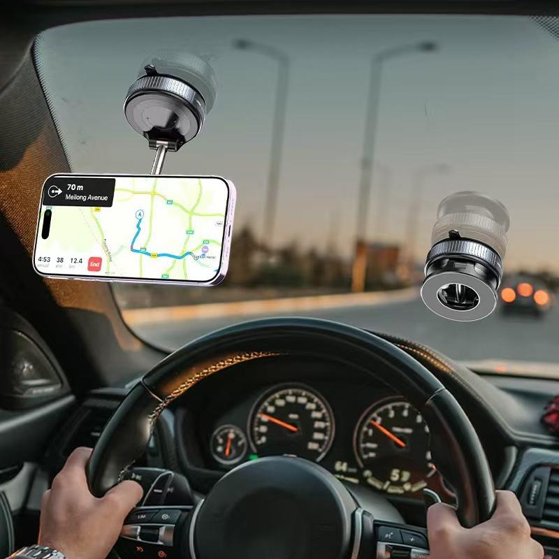 New Foldable Vacuum Adsorption Magnetic Car Phone Holder  Suction Cup Dedicated Navigation Phone Holder