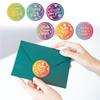 Envelope Stickers Hot Stamping Gift Packaging Household Products Self-adhesive Stickers Christmas Christmas Decoration Candy Box