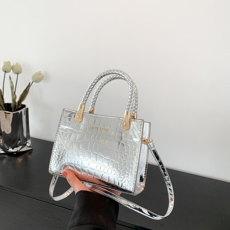 Chic And Trendy Small Square Handbag For Women Stylish Pu Leather Crossbody Bag