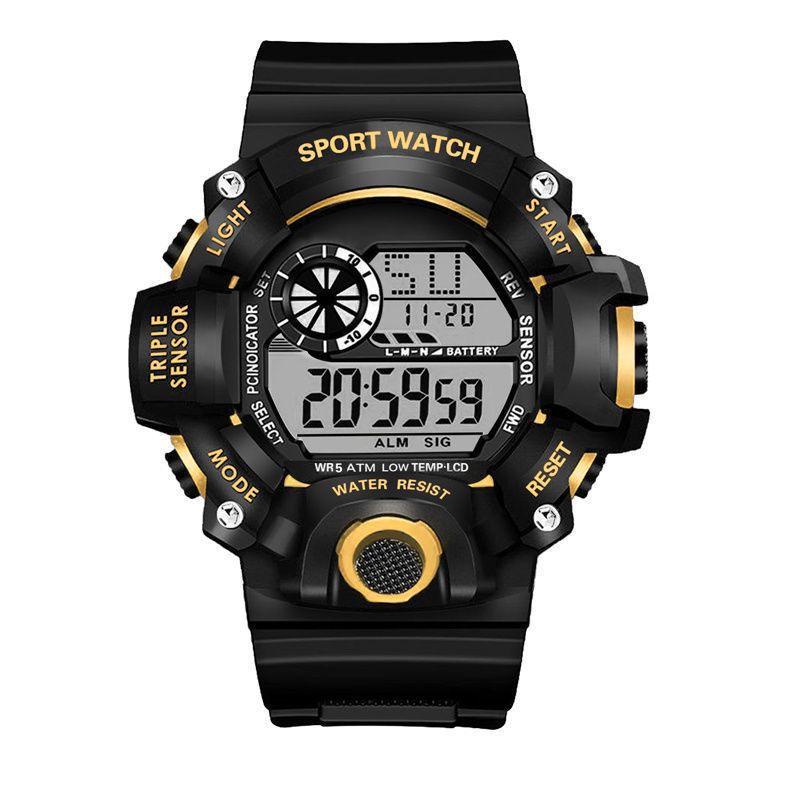 Multifunctional Waterproof Luminous Sport Watch for Junior and Senior Students