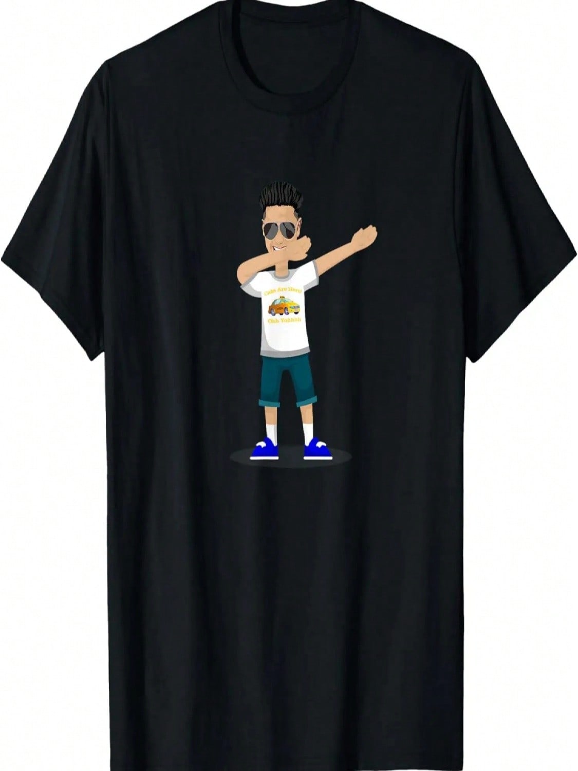 DJ Pauly D Dabbing T Shirt Wearing A Cabs Are Here Tee S разноцветный