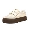 Dopamine~ Velcro thick baseplate shoes female students versatile design sense casual little white shoes 2025 new ins