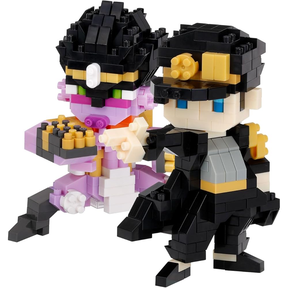 

Kawada Nano Block JoJo s Bizarre Adventure Jotaro Kujo/Star Platinum Building Set 4.5x14x18cm