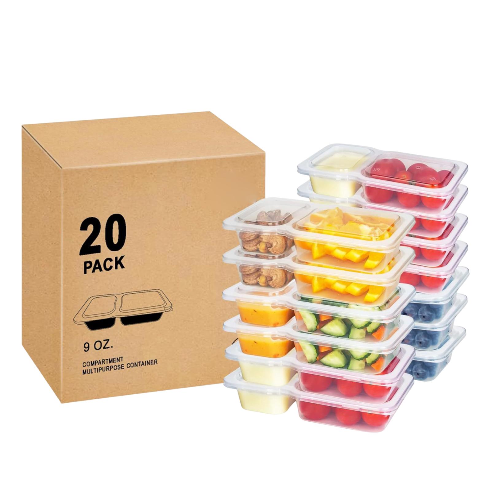 

Disposable Condiment Containers, Cups, And Reusable Snack Boxes With Lids; Fruit Containers. One Size
