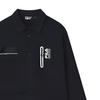 Fila Magic Stick Classic Woven Workwear Breathable Long Sleeve Shirt Men Shirts Black F11M329401F-BK