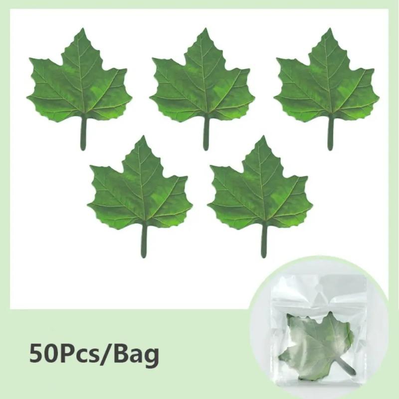 50 Blatt Cartoon-Ahornblätter Haftnotizen Sticker Notizblock Planer Abreißbares Notizpapier Schreibwaren Bürobedarf