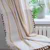 Jingga Embroidered Rod Pocket Semi-Blackout Curtain