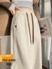 Women's New Spring High-Waisted Rice Pants - Narrow Straight-Leg, Casual Wide-Leg, Floor-Length