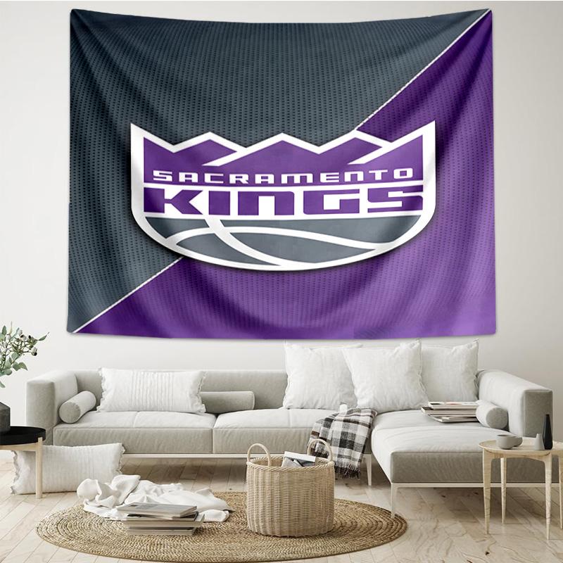Sacramento Basketball Logo Quick-Dry Tapestry Hanging for Bedroom,Livingroom, Playroom,Decor Art Room Wall Tapestry Holiday and Birthday Gifts