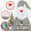 Christmas Felt Advent Calendar Wall Hanging Santa Advent Calendar with Pockets 24 Days Kids Toys For Children Christmas Gift