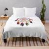 Colorful Dreamcatcher Bohemian Super Soft Fleece Throw Blanket Lightweight All Season Warm King Queen Size Blanket Lightweight