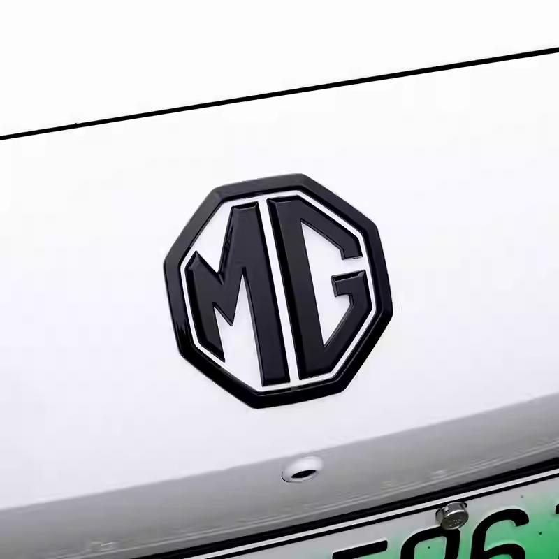 For MG Mulan Car Emblem Decorative Stickers For MG4 Mulan 2022-2025 Front and Rear Black Sticker Modified Parts q1