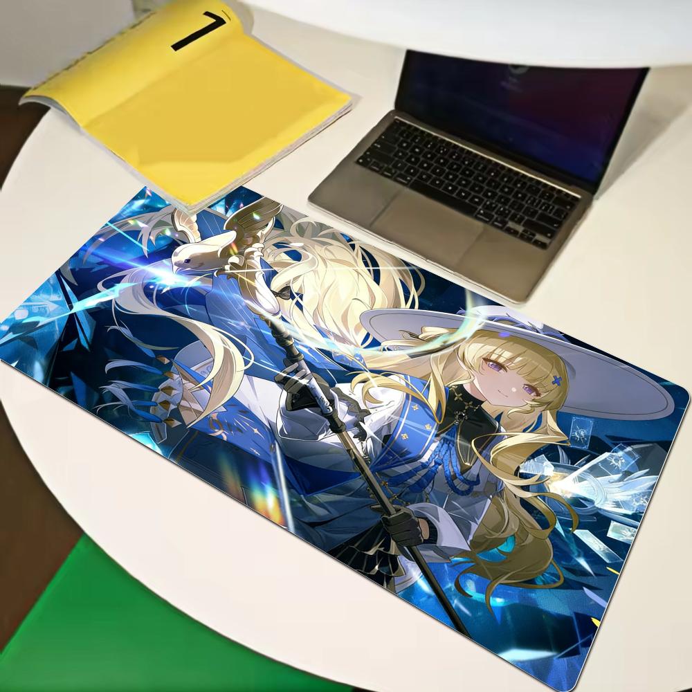 Hd Phoebe Wuthering Waves Roles Anime Mouse Pad Computer Table Pc Gaming Accessories Cushion Pad Xxl Antislip Comic Mouse Pad