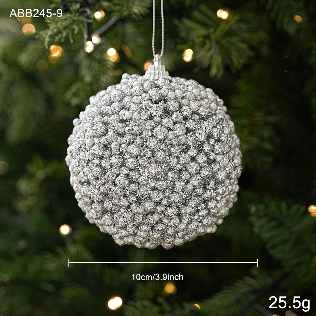 Sequin Christmas Ornament Rhinestone Rhinestone Christmas Ornament Pearl Christmas Ornament Lightweight For Window Display