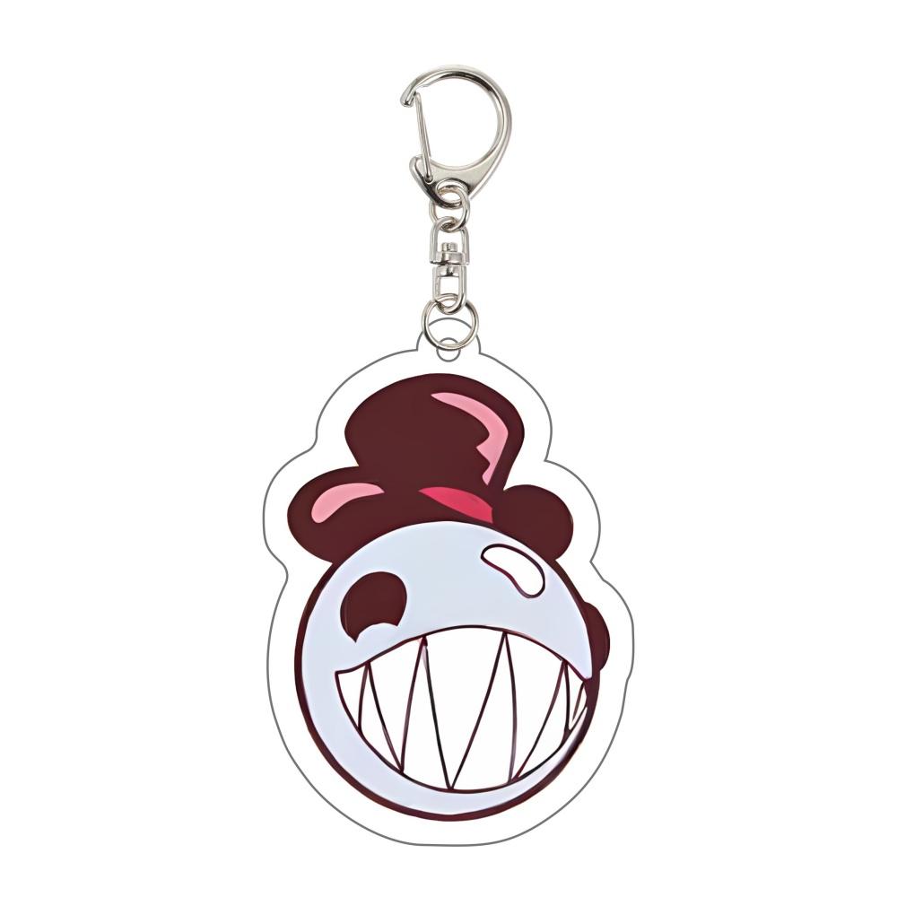 Anime Freak Circus Keychain Pomni Jax Ragatha Kinger Gangle Zooble Caine Chibi Acrylic Keyring Pendant Bag Charm Figure Key