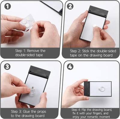 Fun Couples Bonding Magic Flick Pad Surprise Toys Instantaneous Drawing Board Magic Props Flick Pad, Quick Picture Changes