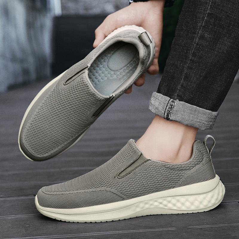 Brand Men Casual Shoes Fashion Men's Sneakers Breathable Men Walking Flat Shoes Outdoor Large Size Light Men's Shoes Loafers