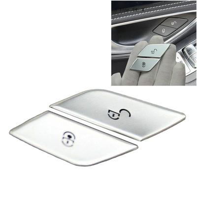 LHD 2 Stück Knopfaufkleber Silber W205 W213 2005-2020
