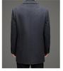 Men's Mid-Length Woolen Coat - Autumn/Winter Suit Collar Business Casual