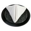 Set of 4 Cotton Linen Dinner Napkins 40x40cm Heavy Cloth Fabric Table Placemats Washable Durable For Party Holiday Wedding Decor