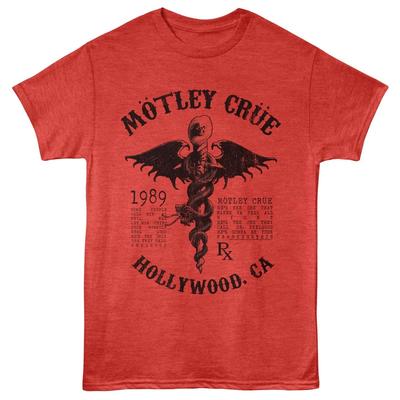 Motley Crue Dr Feelgood Hollywood CA 1989 Herren T-Shirt