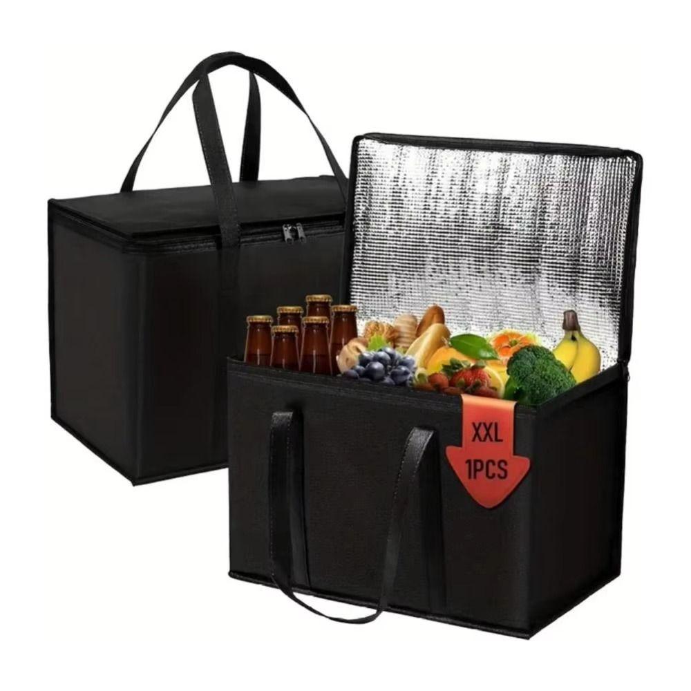 Waterproof Food Delivery Bag Extra Large Insulated Cooler Cool Bag Insulated Grocery Bags  Fruit