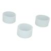 3 Pcs Silicone Cup Boot High Temperature Resistant Anti Slip Wear Scratch Water Bottle Bottom Sleeve Cover Transparent