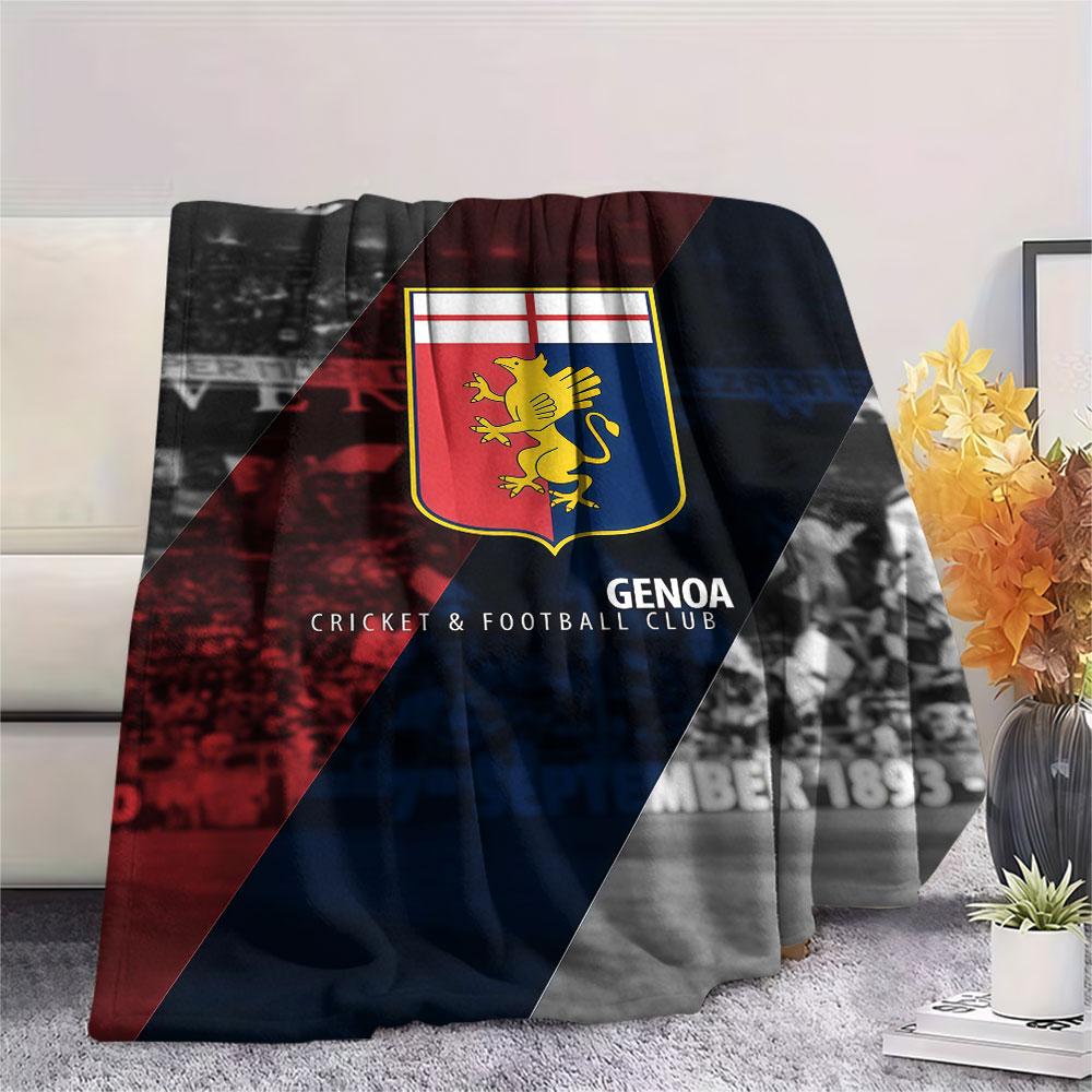 Genoa C.F.C Decke, Hohe Qualität, Bequem für alle Jahreszeiten, Heimdekoration, Wärme und Komfort