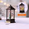 Portable Christmas LED Lights DIY Crafts LED Wind Light Retro Candle Lamp  Christmas Tree