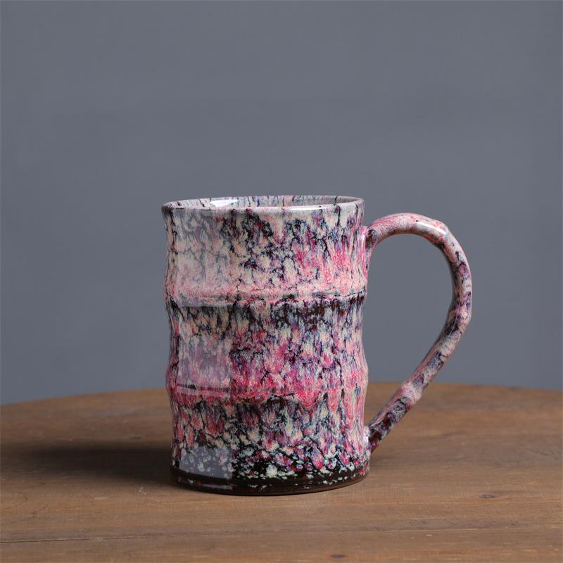 Large-Capacity Ceramic Kiln Change Water Cup Creative Coffee Cup Hot-Selling Ceramic Cup Creative Cup