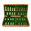 Wooden Handmade Foldable Magnetic Chess Board Set with Magnetic Pieces and Extra Queens for Kids and Adults
